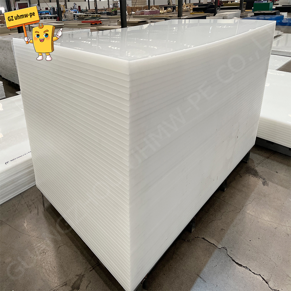 1/4 x 4 x 8 White Hdpe Plastics Panel