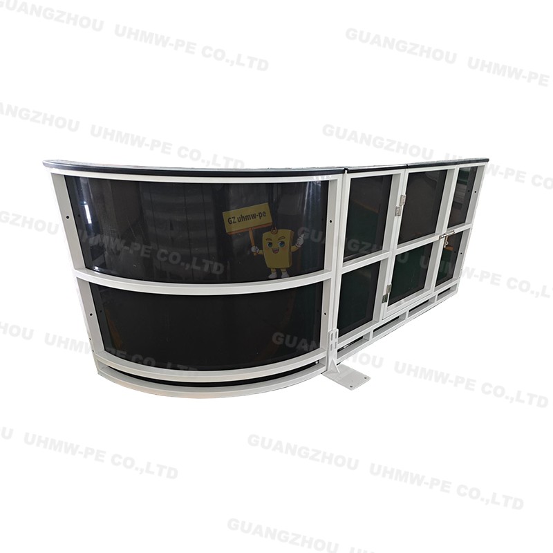Black Synthetic Rink Dasher Boards